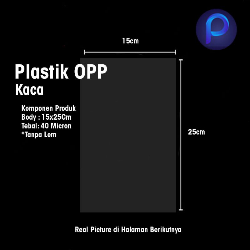 

[Isi 100Pcs] Plastik OPP Kaca Tanpa Lem 15x25Cm Untuk Souvenir Ulang Tahun Souvenir Amplop Lebaran Murah Ekonomis