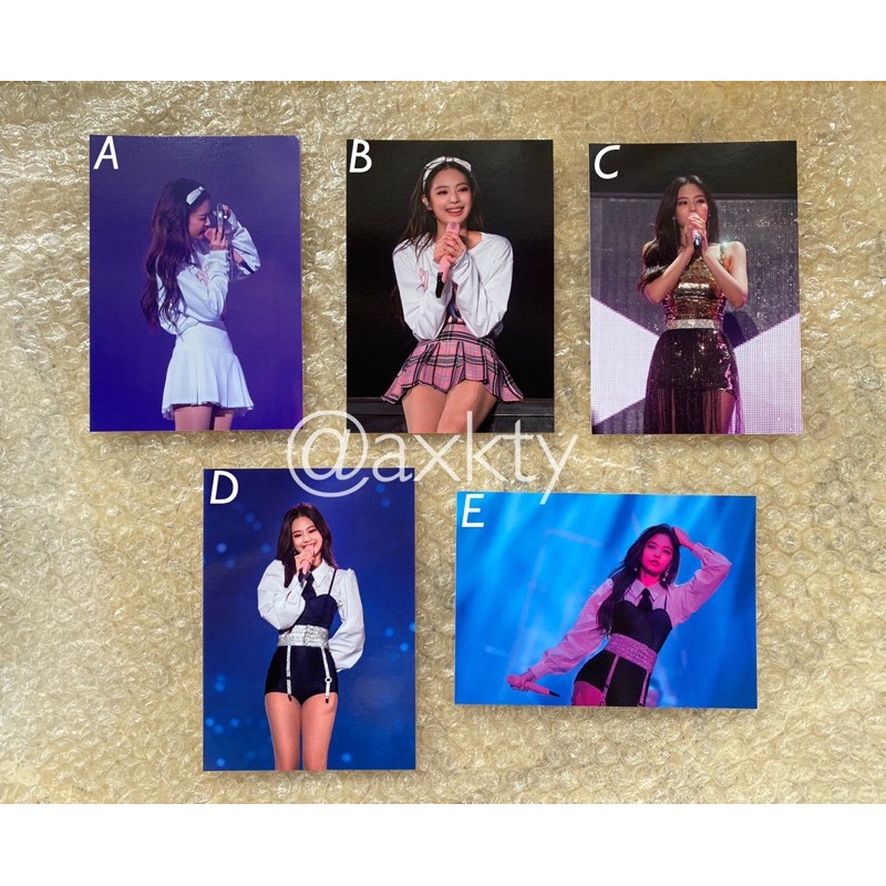 blackpink 2018 tour in your area seoul official postcard (jisoo, jennie, rosé, lisa)