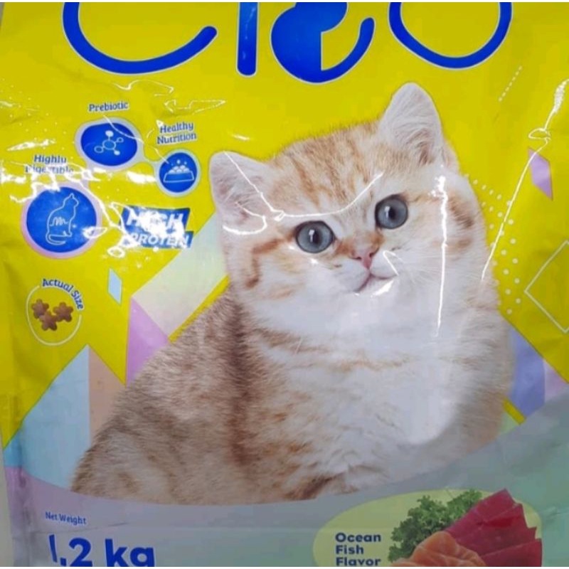 Makanan Kucing CLEO Kitten Ocean Fish 1.2 Kg Dry Food