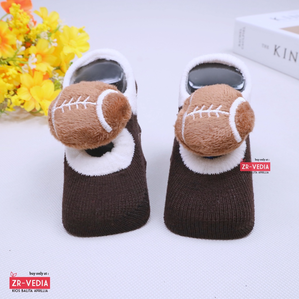 Prewalker Socks 3D Bayi Boneka Karakter / Kaos Kaki Anak Laki Perempuan Polos Anti Slip Import Murah