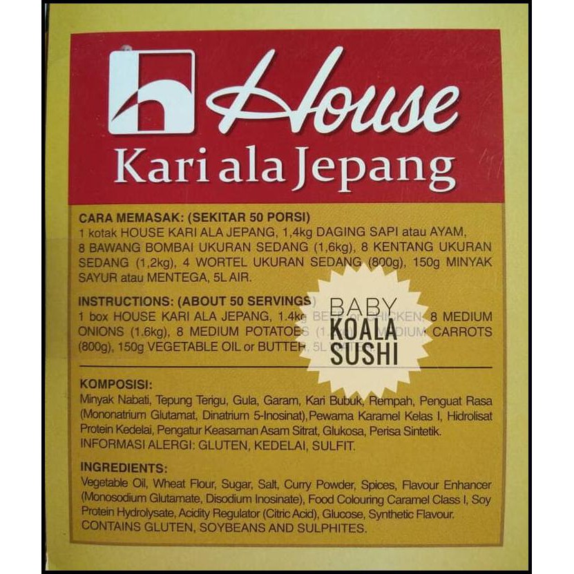 

DEHD JAPAN CURRY | KARI ALA JEPANG BUMBU KARE HALAL - ORIGINAL EZ5Y