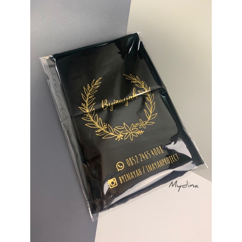

Plastik Sablon OPP Tebal ukuran 25x35 CM dengan Sablon 1 Sisi 1 Warna
