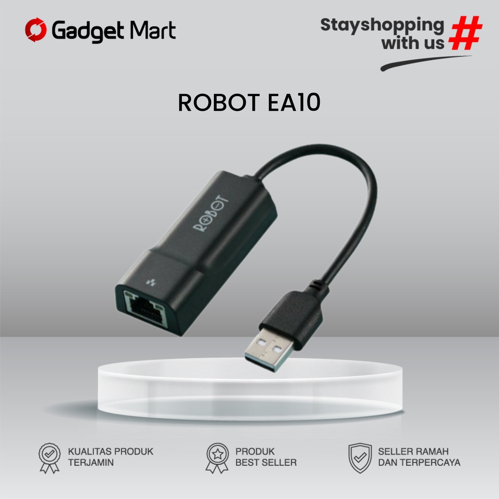 ROBOT EA10 Adaptor Ethernet USB to RJ45
