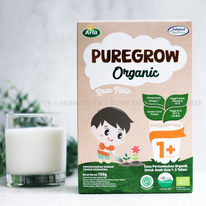 720G PUREGROW BOY PLAIN SUSU ORGANIC - ARLA INDOFOOD