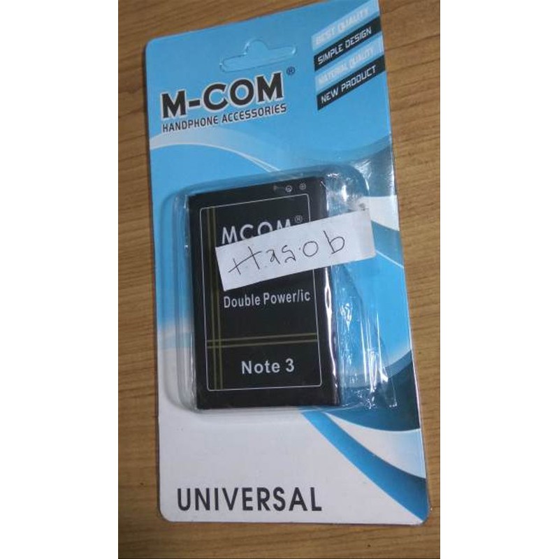 Battery Batre Baterai Double Power Mcom Samsung Note 3 N9000