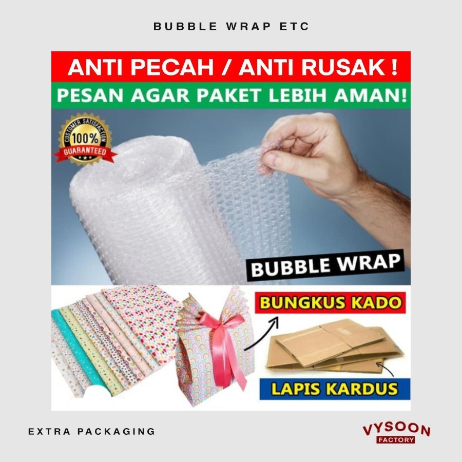 Extra Kemasan Tambahan Pengaman Lapis Kardus Premium Anti Pecah Awet