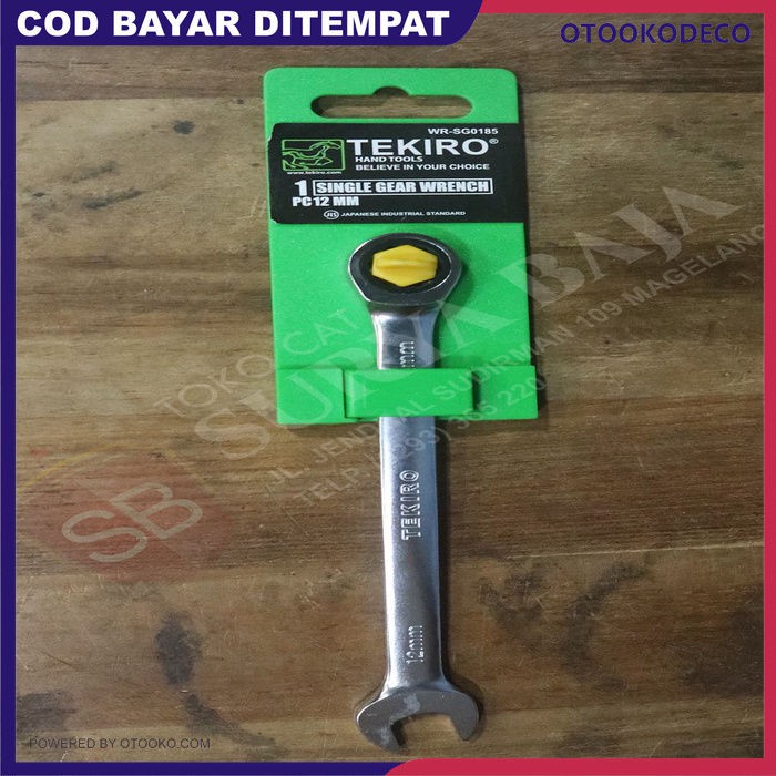 Tekiro Kunci Ring Pas Rachet Panjang 12 Mm