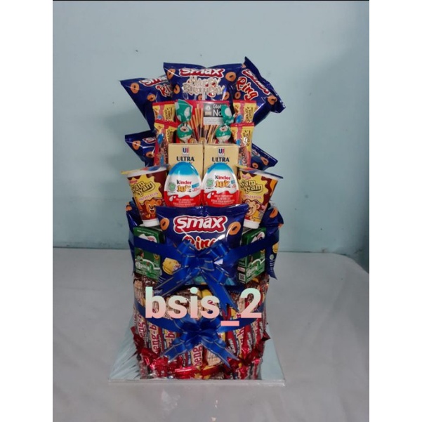 

kue ultah snack / kue ulang tahun / snack tart/snack tower/Graduation snack