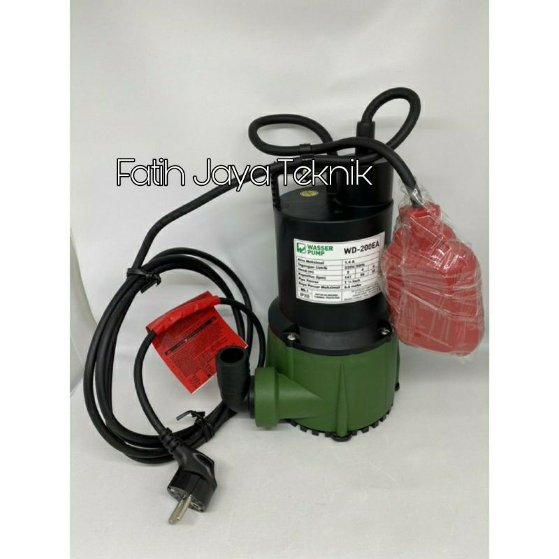 Pompa Air Wasser WD 200EA Pompa Celup Air Bersih Pompa Wasser Otomatis