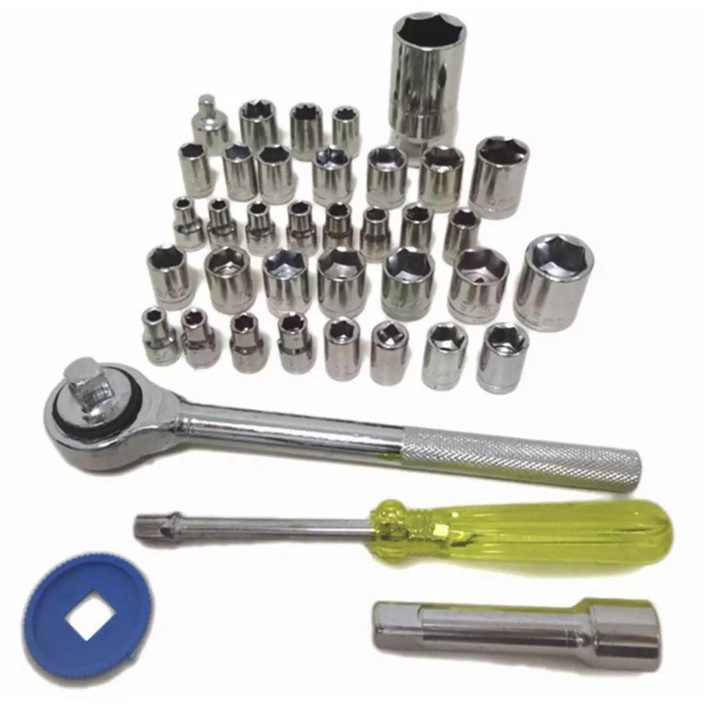 Kunci Pas 40 Pcs Multipurpose Combination Socket Wrench