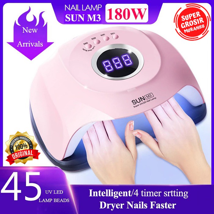 Mall Pengering Kutek Kuku UV LED Nail Dryer 45LED 180w biutte