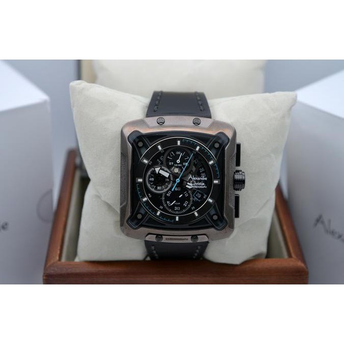 Super Sale ALEXANDRE CHRISTIE AC 3030 BLACK GREY LIST BLUE. GARANSI RESMI 1TAHUN Ready Stock