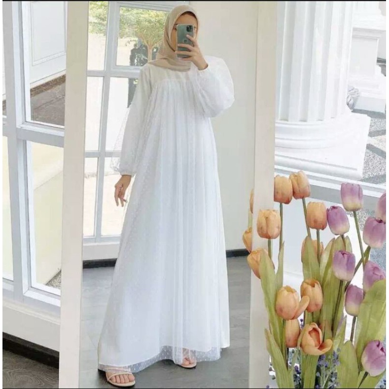 DRESS MUSLIMAH / GAUN MEWAH / GAMIS ELEGAN