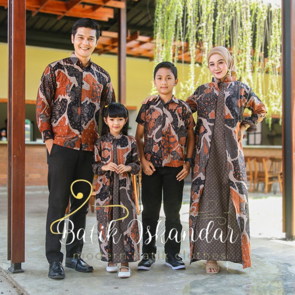 BAJU BATIK COUPLE MODERN SARIMBIT BATIK COUPLE GAMIS BATIK