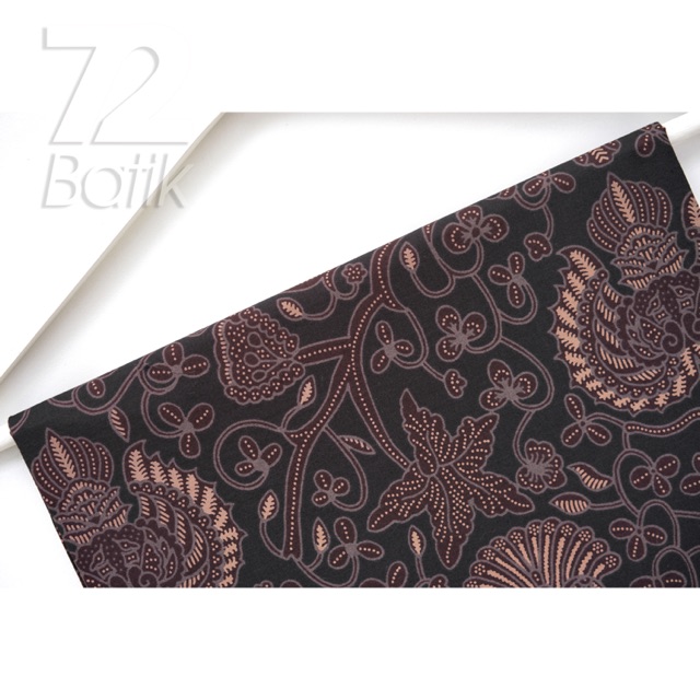 JARIK BATIK Premium Bahan Katun Warna Hitam Item Black 721353 Cap 72 Kain Jarik Jarit Samping Kebat Panjang Batik Katun Modern Premium Bahan Seragam Batik Pernikahan Kantor Keluarga Murah Kamen Jadi Batik Bali Lembaran