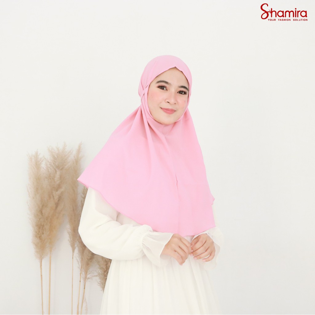 Kerudung Hijab Instan Bergo Maryam Diamond Crepe Premium By Shamira