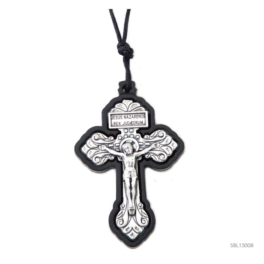 Kalung Bandul Salib Kayu Pardon Crucifix