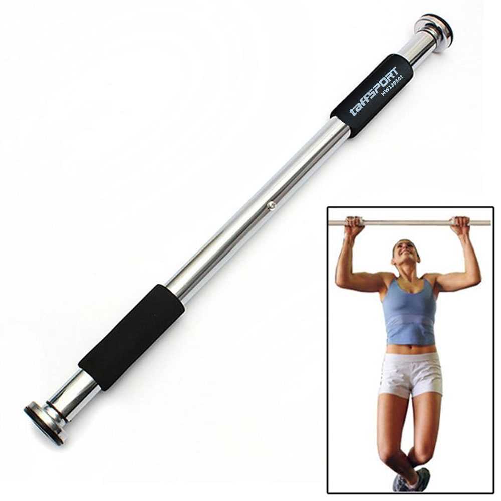TaffSPORT Tiang Latihan Pull Up Pintu Solid Grip 62-100cm - HW139501
