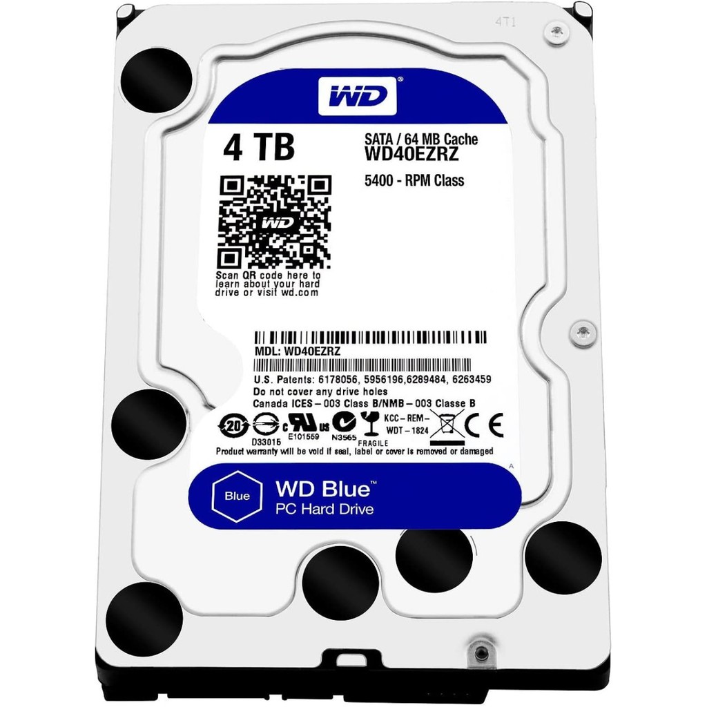 WD Blue PC Desktop Hard Drive 4TB