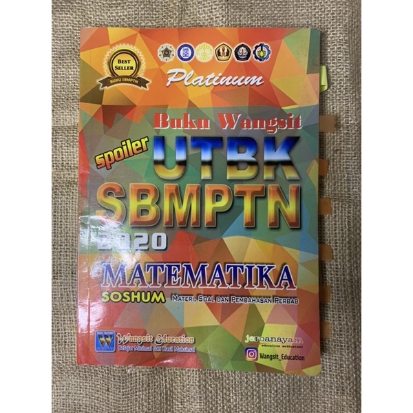 Buku Wangsit UTBK Matematika Soshum 2020