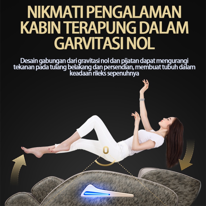 (Gratis)BENBO Kursi pijat cerdas/Kursi pijat otomatis/Kursi pijat mewah rumah/Kursi Pijat Multifungsi / Kursi Pijat Mewah(Garnasi Mesin 2 Tahun)