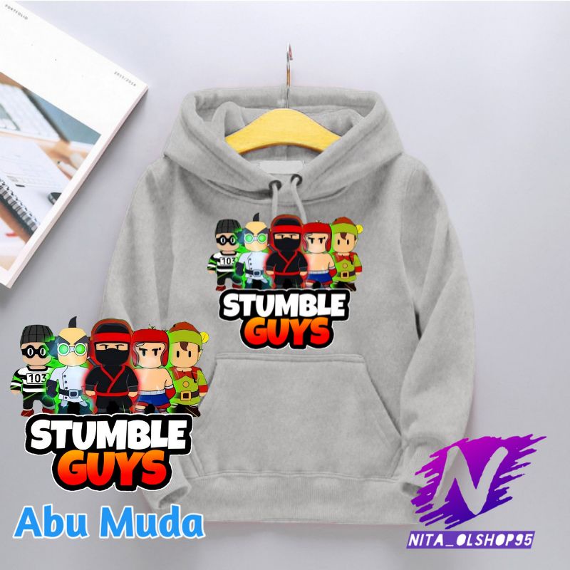 hoodie anak stumble guys karakter terbaru