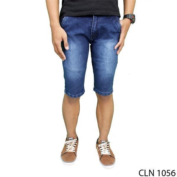 Mens Short Denim Pants Jeans Navy – CLN 1056