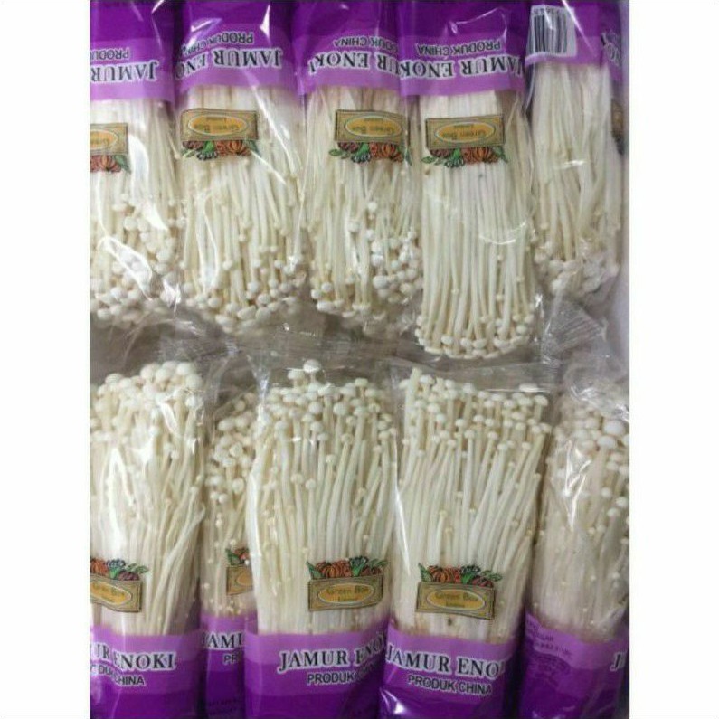 

JAMUR ENOKI UNGU Merk GREENBOX BERIJIN KEMTAN RI
