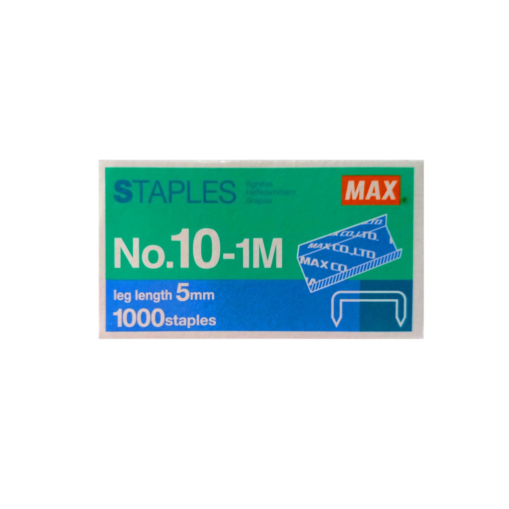 

Isi Steples Max No. 10 - 1 Kotak