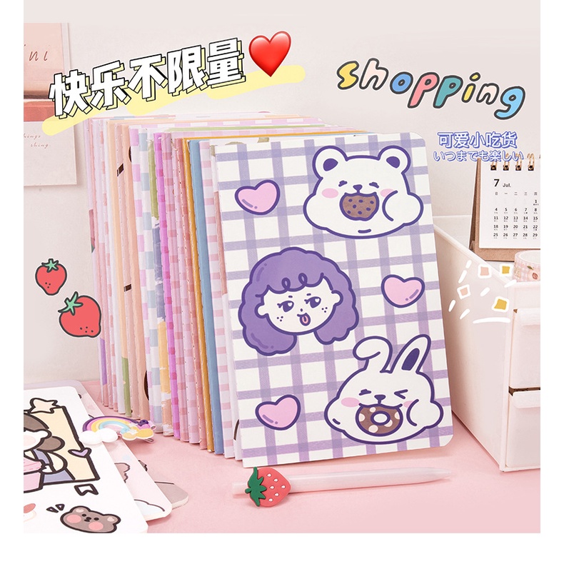 

Notebook korean style cute imut model jahit A5