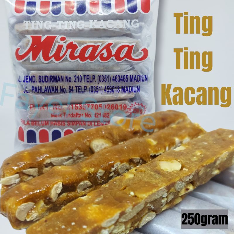 

Ting Ting Kacang Teng Teng Kacang Enting Enting Kacang Mirasa Madiun 250gram