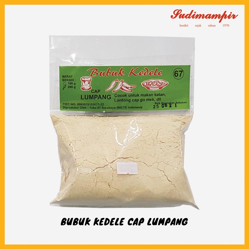 

Bubuk Kedele / Kedelai Cap Lumpang (200 gram) - Oleh Oleh / Makanan Ringan Surabaya