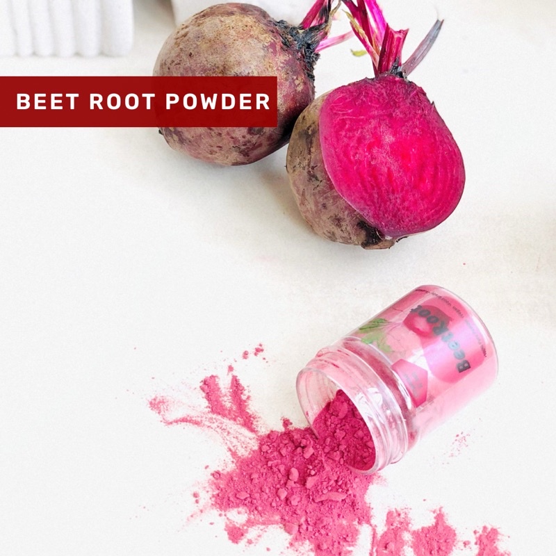 Organic&amp;Joy• Pure Beet Root Powder| Red Velvet (murni, tanpa gula,tanpa creamer,bubuk bit murni,MPASI)