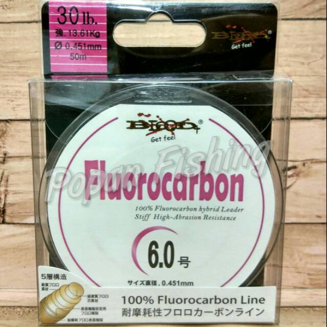 Senar Leader Blood 100% Fluorocarbon 50 m