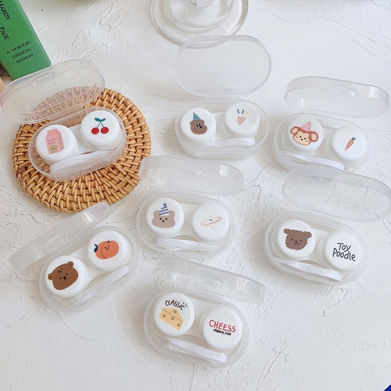 Soflens Mini Case Slide // Soflens Box Kotak Soflens Tempat Lensa Lens Case Lens Box Soflens Case Lenscase Lens Case Wadah Kontak/KARREN SOFTLENS CASE MINI TRAVEL KARAKTER TRANSPARAN/ KOTAK SOFLENS PREMIUM LUCU/ KAIDA SOFTLENS/ KOTAK LENSA SUPERCUTE