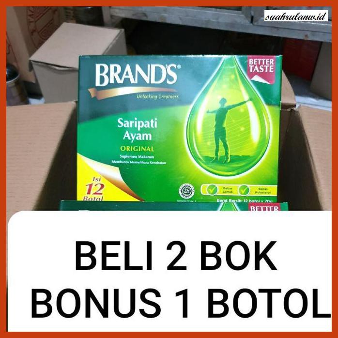

ISIRTUN- BRAND SARI PATI AYAM / BRAND ESSENCE OF CHICKEN 12 BOTOL -SADA56DGR.