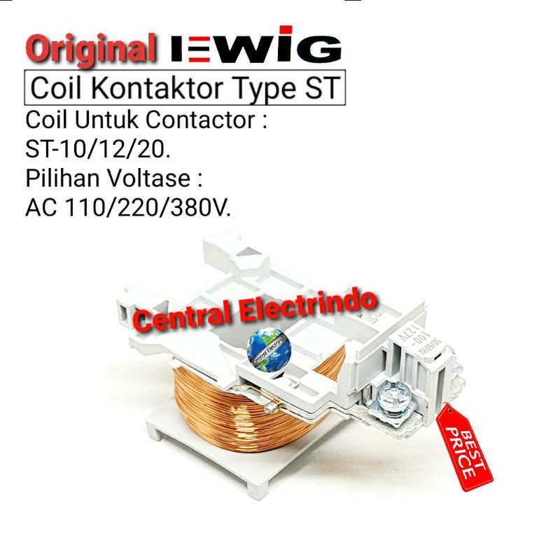 Koil Coil Kontaktor Contactor EWIG ST-10/12/20.