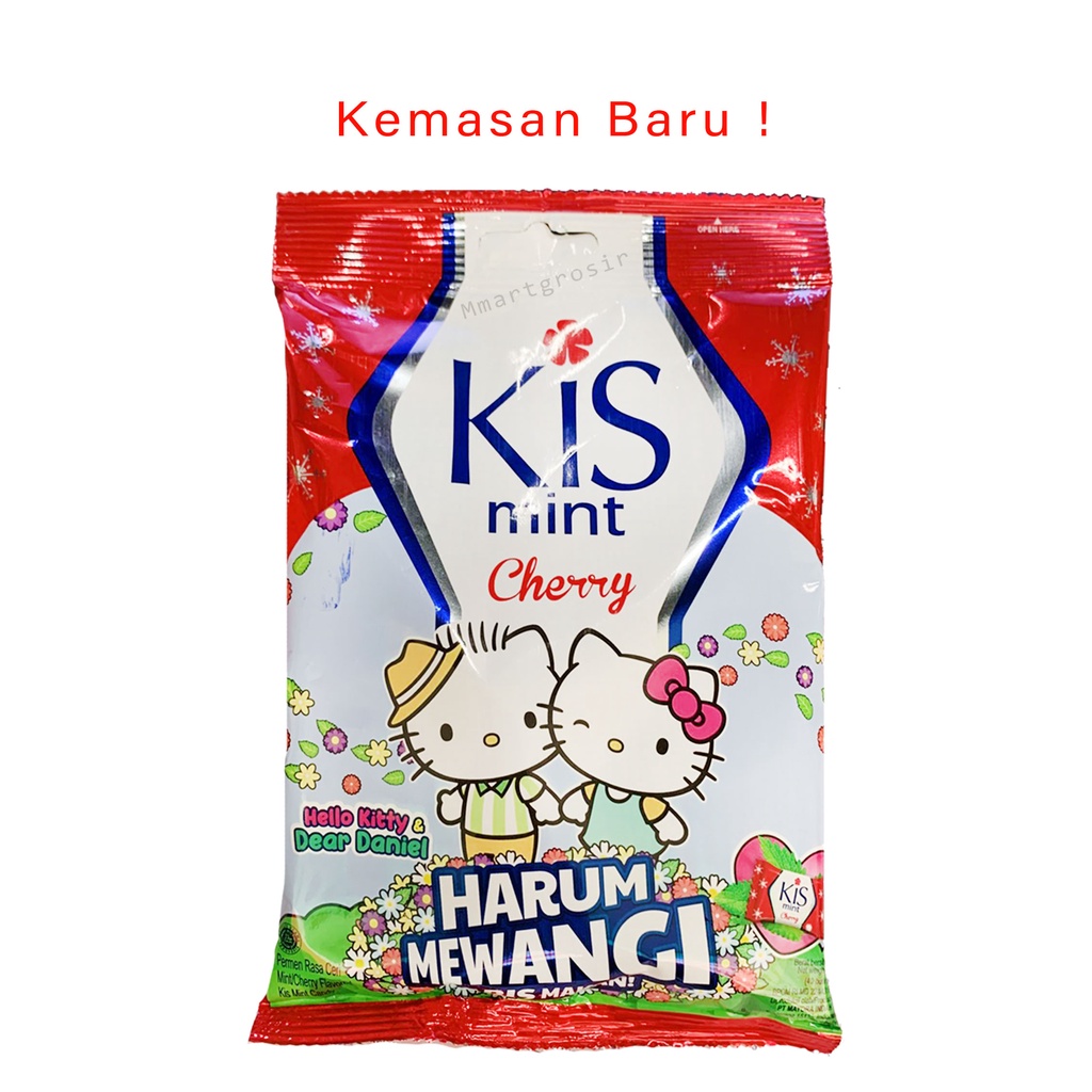 PERMEN KISS RASA MINT GRAPE &amp; CHERRY 100g