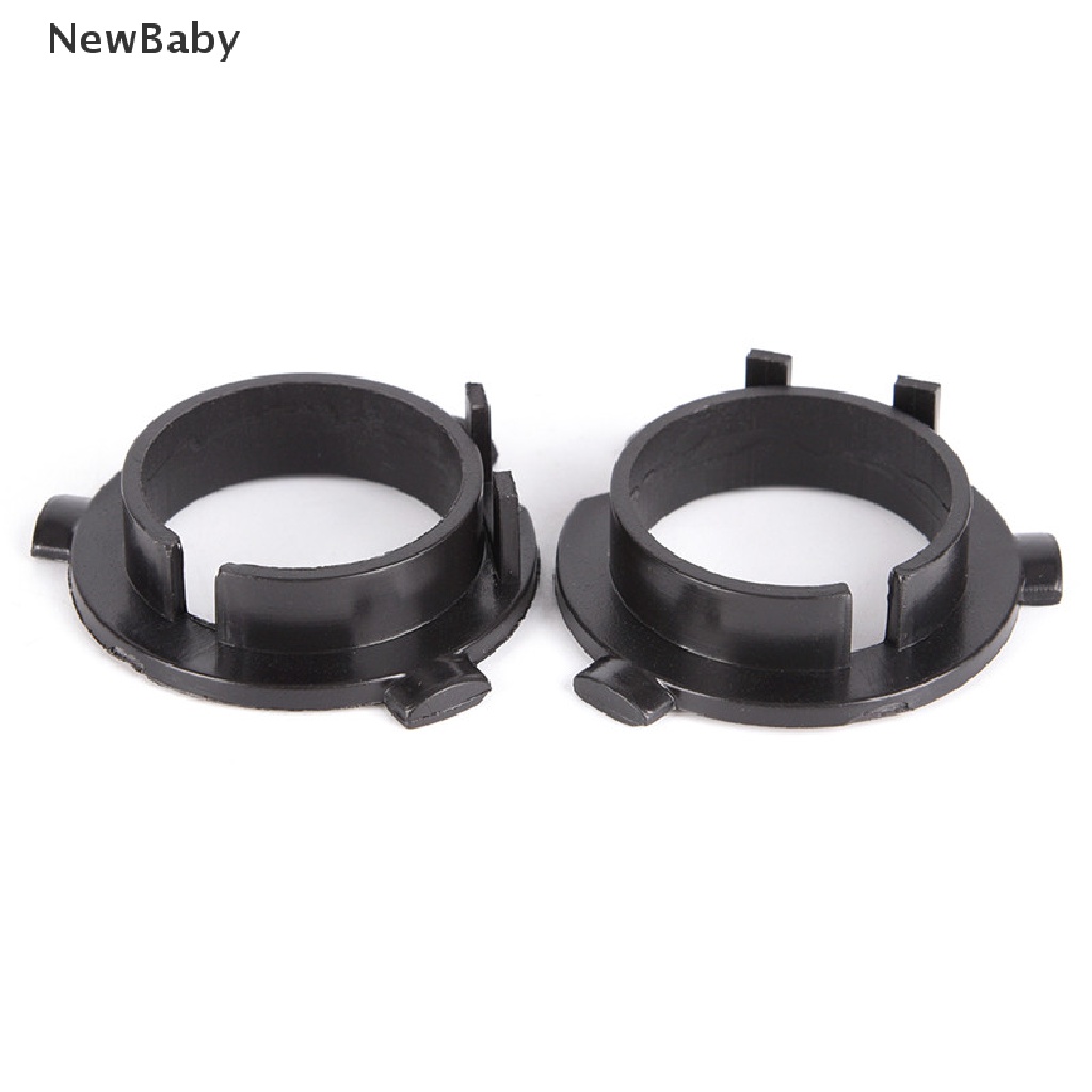 Newbaby 2Pcs Adapter Soket Lampu Depan LED H7 Untuk Mobil