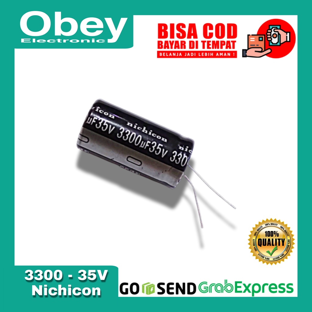 Elco 3300uf 35V Nichicon