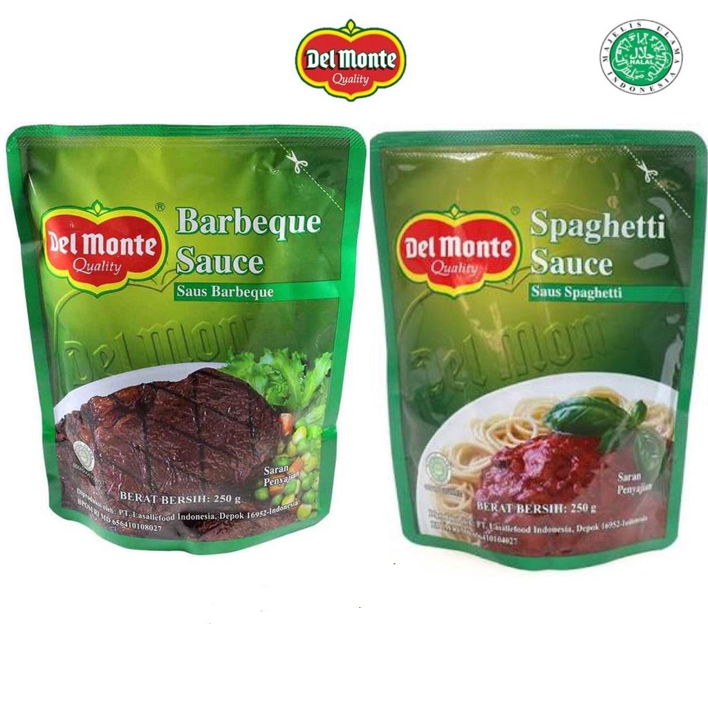 DELMONTE SAUS BARBEQUE - DEL MONTE SAUS - DEL MONTE SPAGHETTI SAUCE - DELMONTE SAUS SPAGHETTI