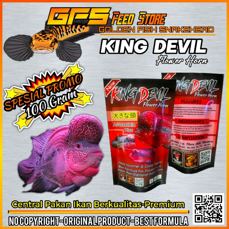 Pelet Louhan King Devil 100 Gram Original GFS