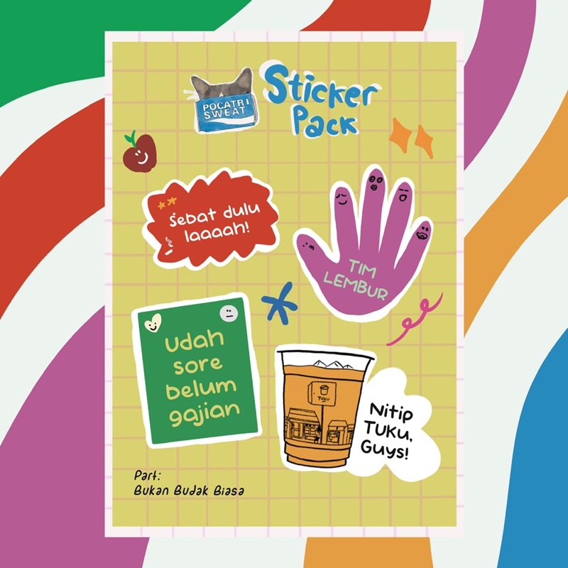 

STICKER PACK Bukan Budak Biasa
