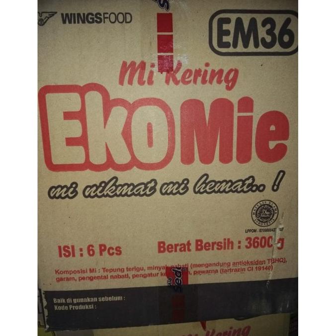 

Mie EKO oleh Wings Food. Mie Kering enak dan nikmat.