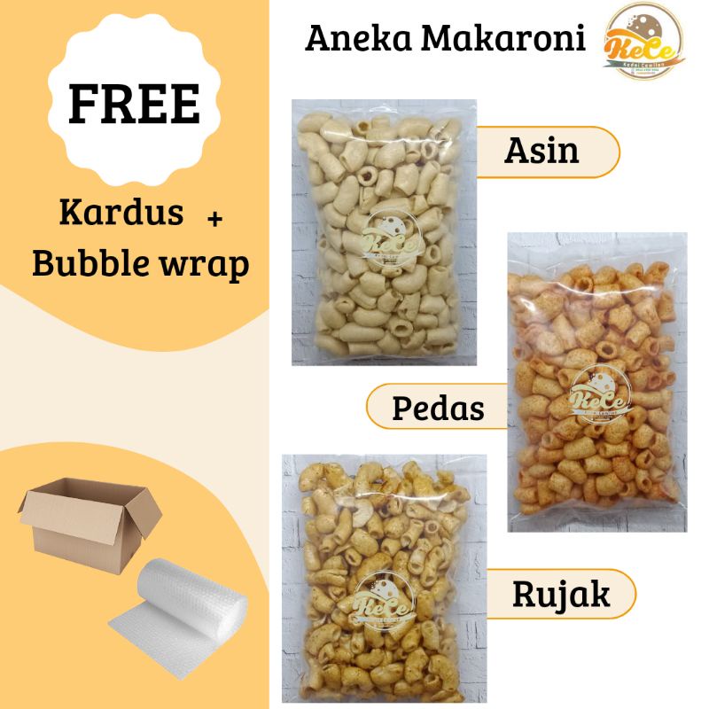 Jual MAKARONI ASIN 250gr MAKARONI PEDAS MAKARONI RUJAK MAKARONI ORIGINAL Shopee Indonesia