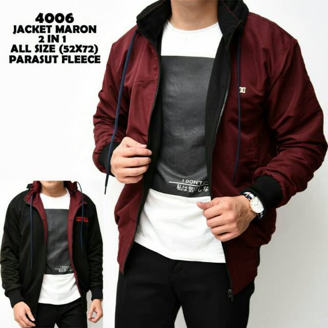 Jaket Bolak Balik / Jaket two in one