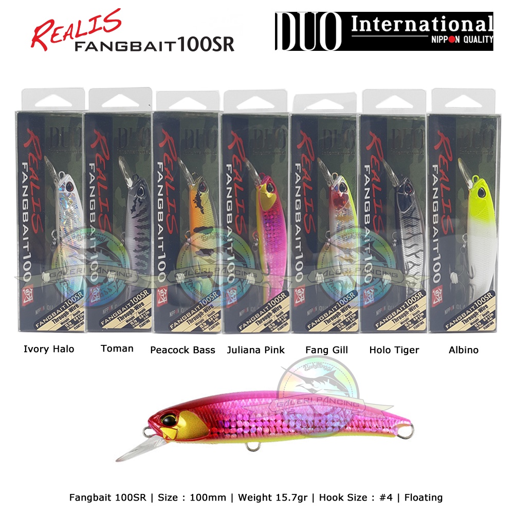 Umpan Pancing Lure Minnow Duo Realis Fangbait 100SR 15.7g Floating