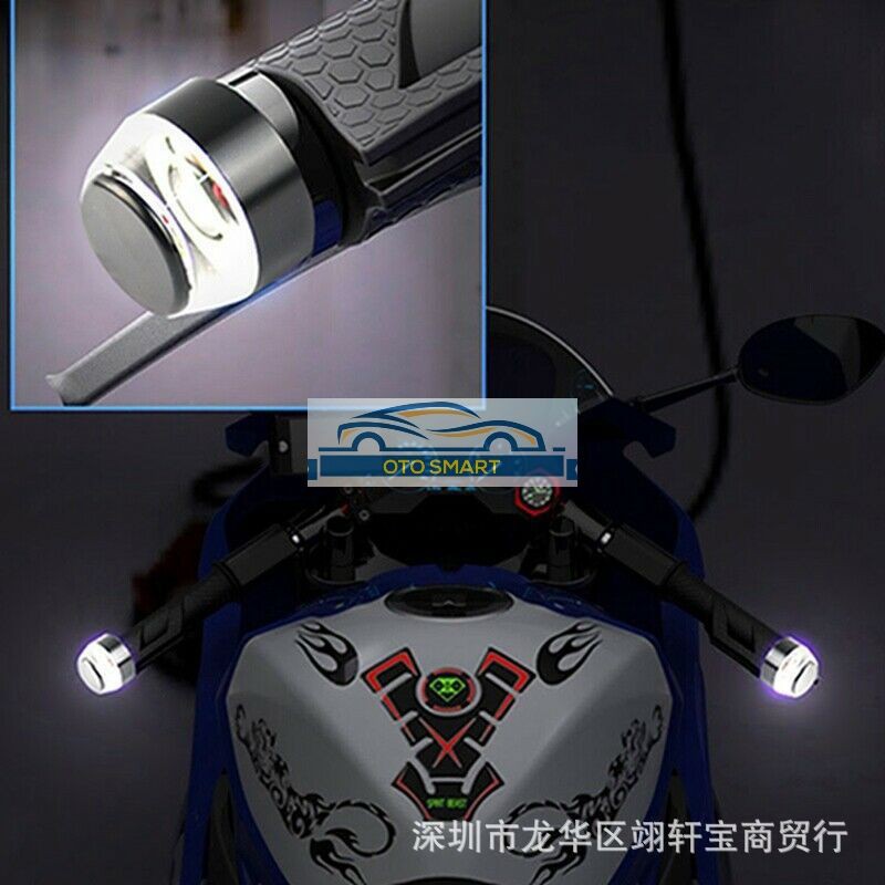 Lampu LED Jalu  Stang Motor DRL LED 2 Model Fungsi Sein Sen Motorcycle End Bar