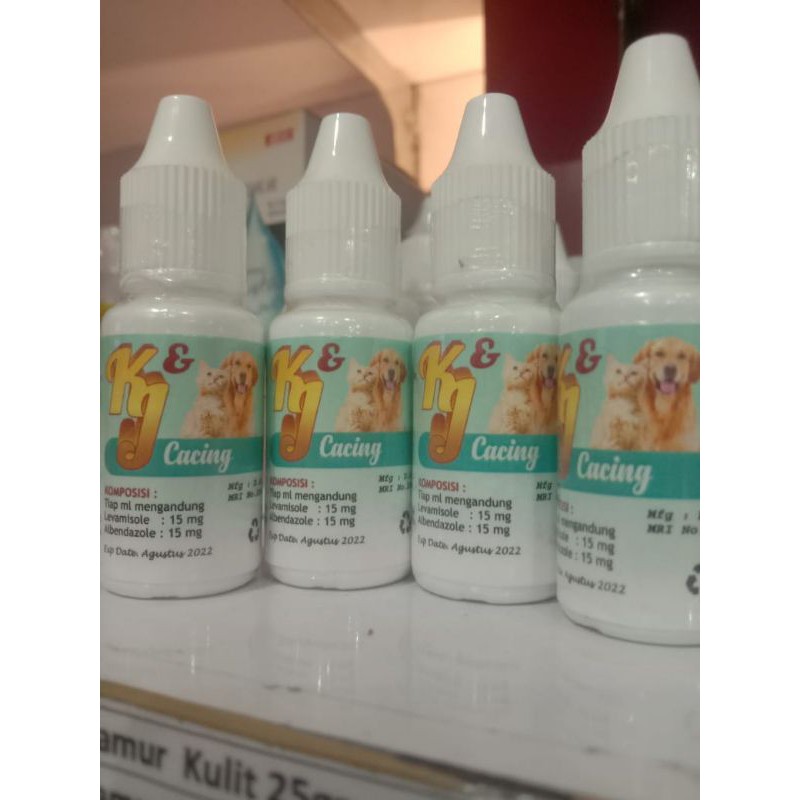 Obat Tetes Cacing Untuk Kucing dan Dog KJ 10ml murah