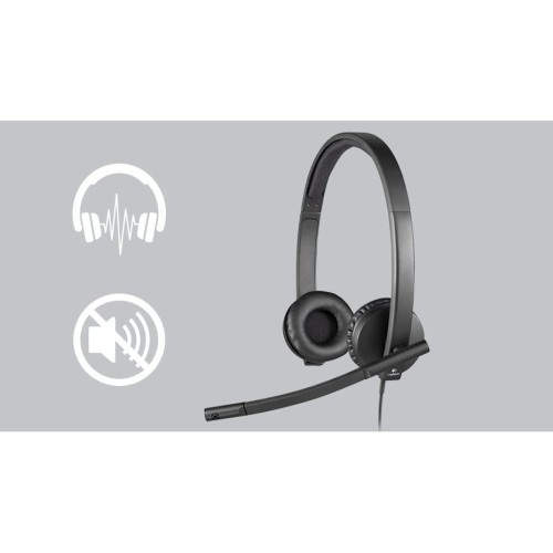 Headset Logitech H570E USB Stereo